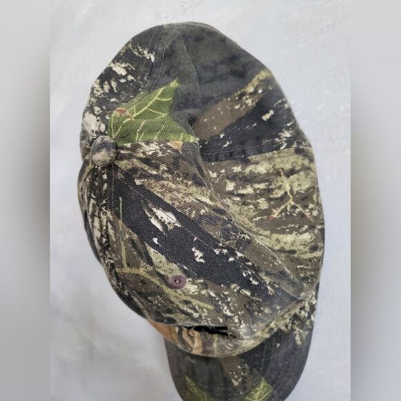 Vintage Rayovac Mossy Oak Camoflauge Velcro Back Baseball Cap - Picture 3 of 10